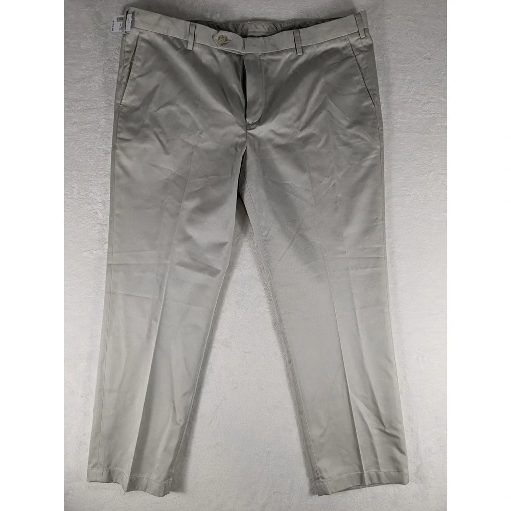 NWT $120 Jos. A. Bank Traveler Mens 44x30 Khaki Cotton‎ Wrinkle Resistant Pants